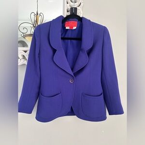 ✨Vintage Emanuel Ungaro Parallèle Purple Blazer✨